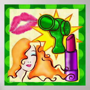 Cosmopolitan Pop Art PRINTS POSTER DECOR