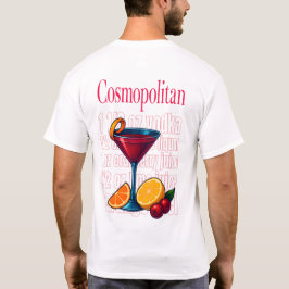 Cosmopolitan T-Shirt – Chic Pink Martini Cocktail