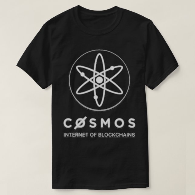 Cosmos ATOM ICON Etherum Polkadot Bitcoin XRP Cr T Shirt (Design framsida)
