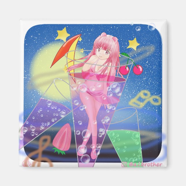 Cosmos Bachelor Party Magnet (Framsidan)