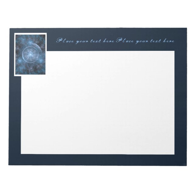 Cosmos-bakgrund 001 anteckningsblock (Framsida)