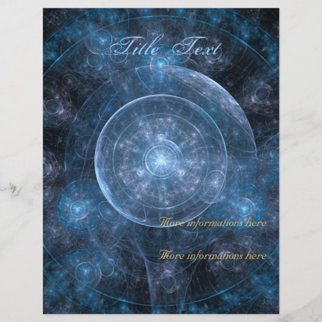 Cosmos-bakgrund 001 reklamblad (Framsidan)