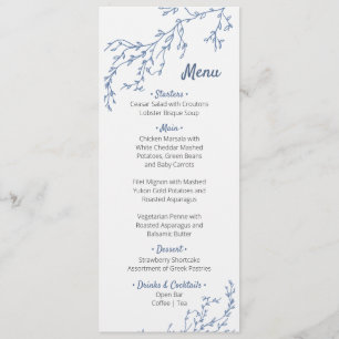 Cosmos Baptism Menu Meny