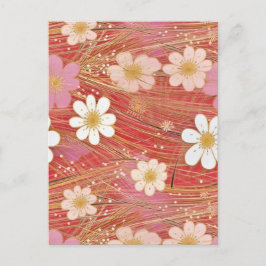 Cosmos Chiyogami Vykort