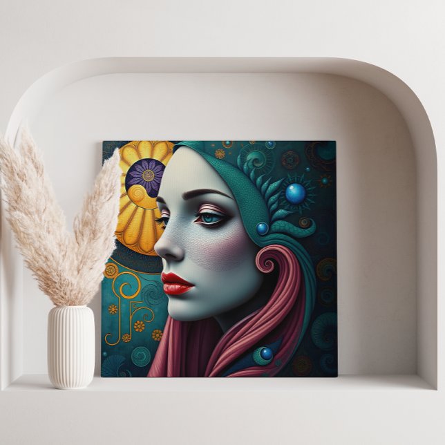 Cosmos ekoar canvastryck (Echoes of the Cosmo Canvas Print)