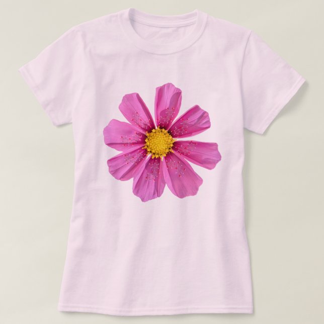 Cosmos Flower Chemistry Molecule T-Shirt (Design framsida)