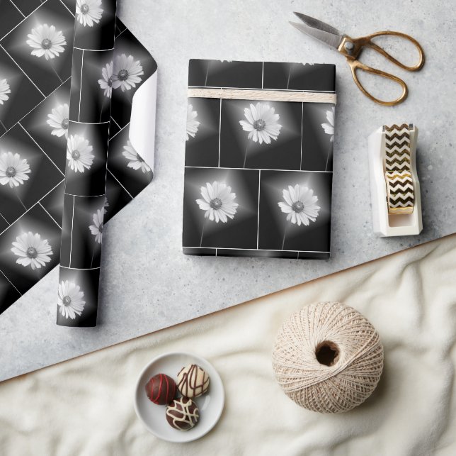 Cosmos Flower Glow Presentpapper (Hantverk)