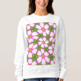 Cosmos Flowers Mönster T Shirt