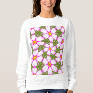 Cosmos Flowers Mönster T Shirt