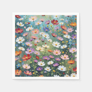 Cosmos Garden Abstrakt Pappersservett
