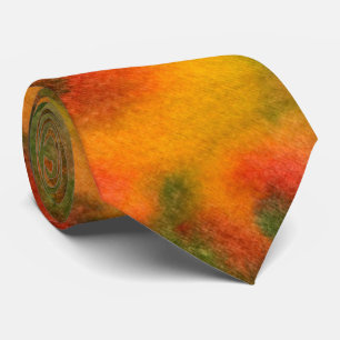 "Cosmos Gult" Abstract Design Tie Slips