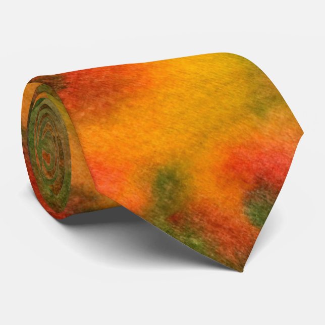 "Cosmos Gult" Abstract Design Tie Slips (Rullad)