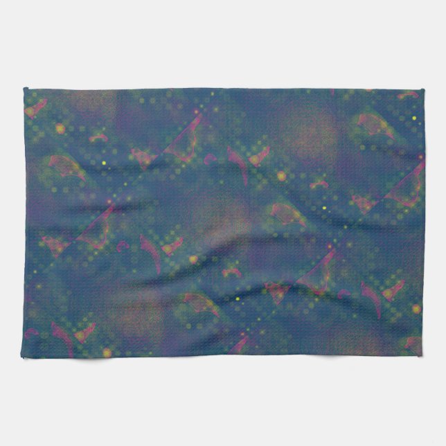 Cosmos Kökshandduk (Horisontell)