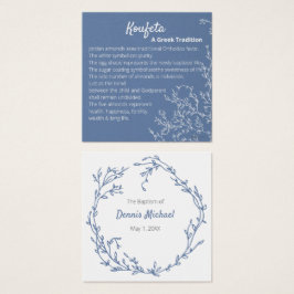 Cosmos Koufeta Card Fyrkantigt Visitkort