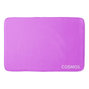 Cosmos lila färg namn badrumsmatta