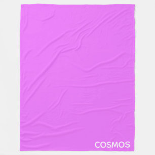 Cosmos lila färg namn fleecefilt