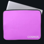Cosmos lila färg namn laptop fodral<br><div class="desc">Cosmos lila färg namn</div>