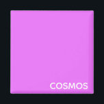 Cosmos lila färg namn magnet<br><div class="desc">Cosmos lila färg namn</div>