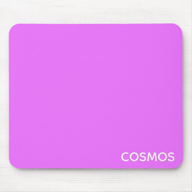 Cosmos lila färg namn musmatta (Framsidan)