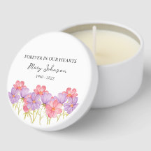 Cosmos Memorial Funeral Mini Candle Favors