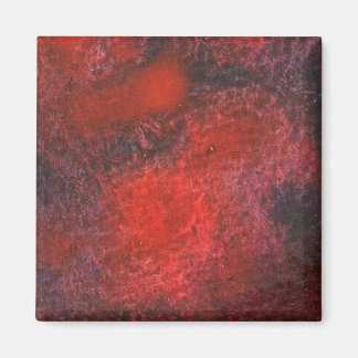 "Cosmos Red" Abstrakt Art Magnet