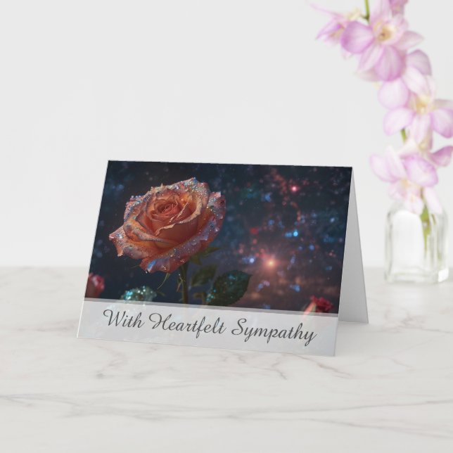 *~* Cosmos Ro TV2 Sympathy Kärlek Light Card Kort (Orkide)