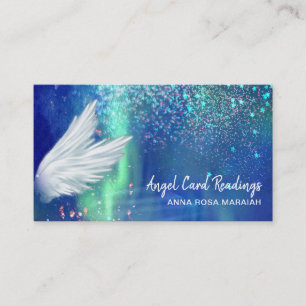 *~* Cosmos Stars Galaxy Angel Vinge Blue Universe Visitkort