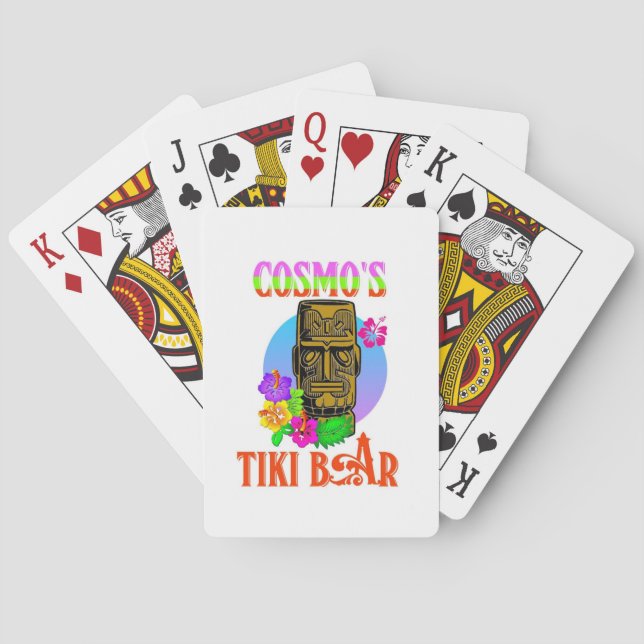 Cosmos Tiki pub Spelkort (Baksidan)