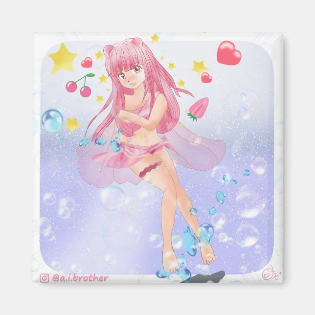 Cosmos Valentine's Day Magnet (Framsidan)