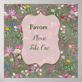 Cosmos Wilderness Vild-Flowers Poster