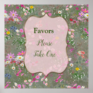 Cosmos Wilderness Vild-Flowers Poster