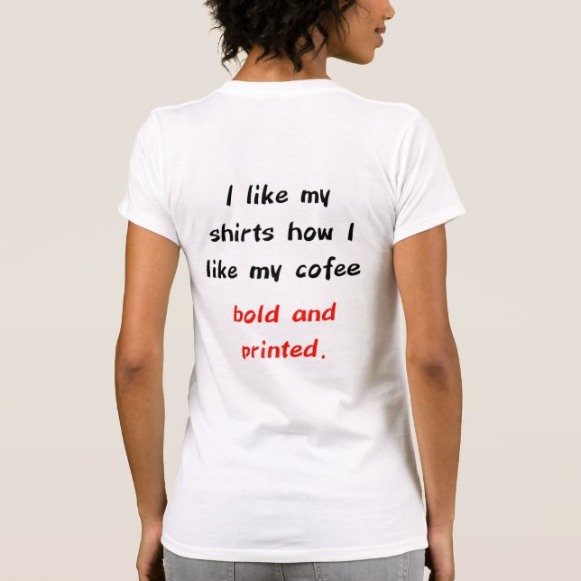 CoSol-offertgrafik T-Shirt - fet typografi (Baksida)