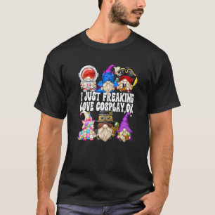 Cosplay Älskare Quote for Family Cute Wizard and D T Shirt