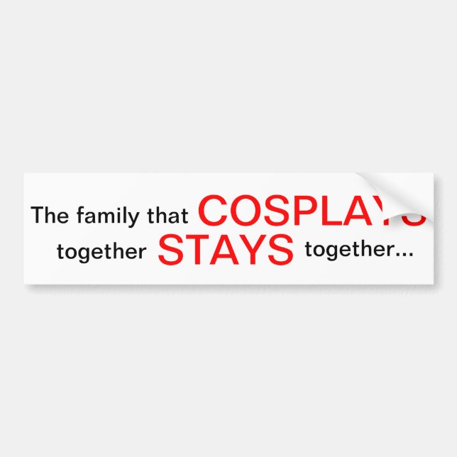 Cosplay bildekal (Framsidan)