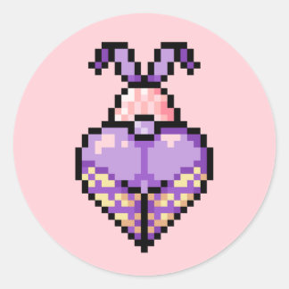 Cosplay Bunny rumck Sticker Runt Klistermärke