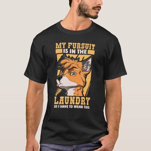 Cosplay Hårig Fursona Hårig Fandom T Shirt (Framsida)