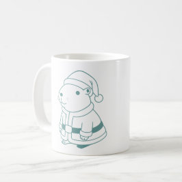 cosplay jultomte kapybara kaffemugg