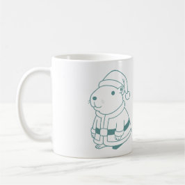 cosplay jultomte kapybara kaffemugg