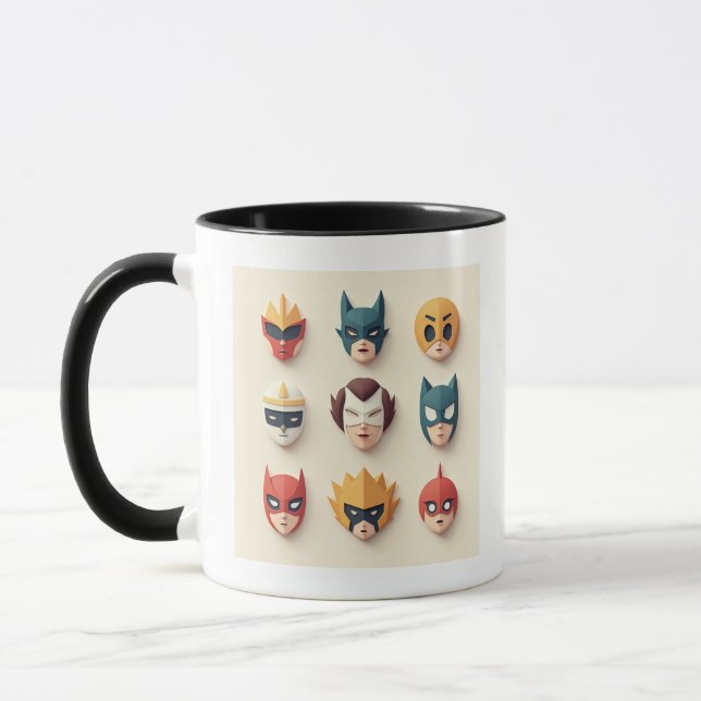 Cosplay Maskdesign Mugg (Vänster)