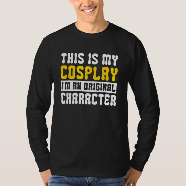 Cosplay Original Character Cosplayer Costume Play  T Shirt (Framsida)