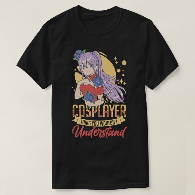 Cosplayer Ideas Cosplay Manga Pre T Shirt (Design framsida)