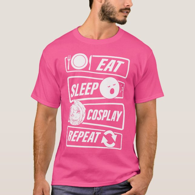 Cosplayer Ideas Cosplay Manga T Shirt (Framsida)