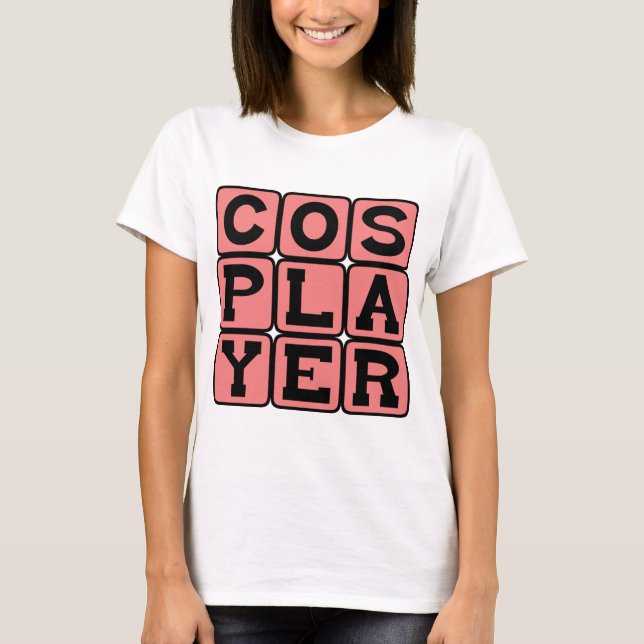 Cosplayer, spelkostym tee (Framsida)