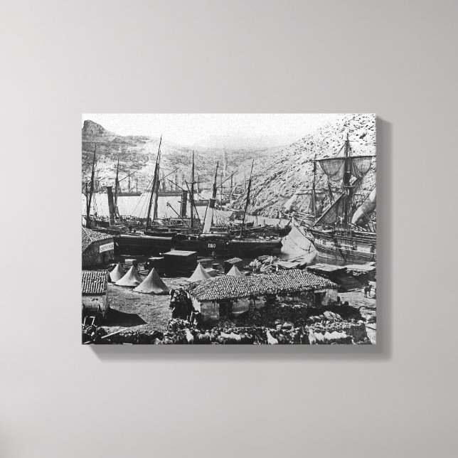 Cossack Bay, Crimea, 1855 Canvastryck (Framsida)