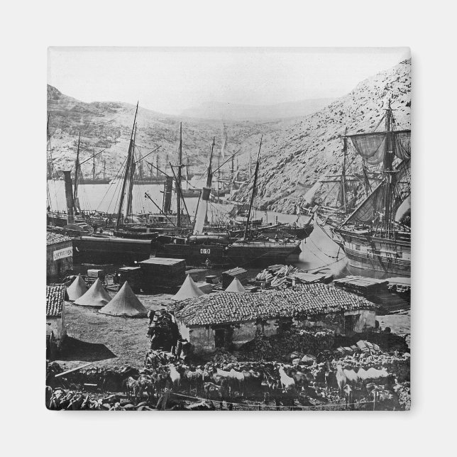 Cossack Bay, Crimea, 1855 Magnet (Framsidan)