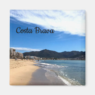 Costa Brava, Spanien - persikofoto Magnet