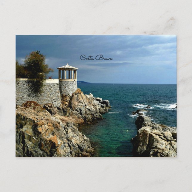 Costa Brava, Spanien Vykort (Framsida)