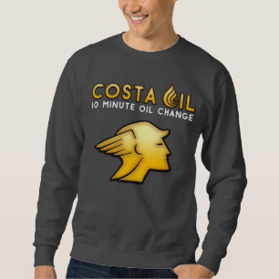 Costa Crew Shirt Grått Lång Ärmad Tröja