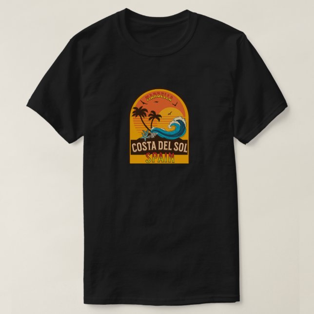 Costa de Sol Marbella Spanien T-Shirt (Design framsida)