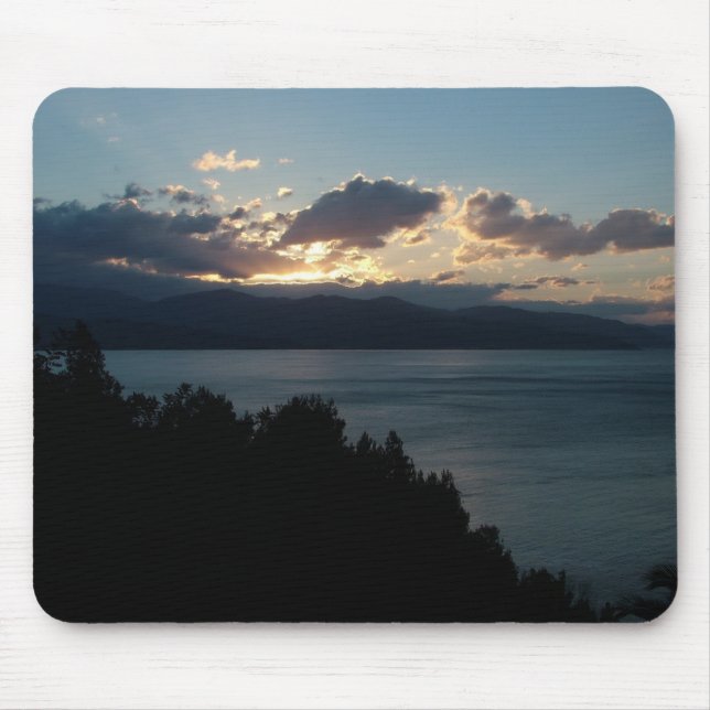 Costa Del Cilento sunrise anpassningsbar mousepad Musmatta (Framsidan)